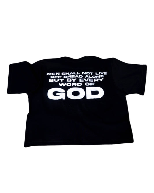 BLACK "READ YO BIBLE "TEE