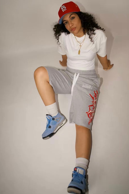 Grey MMLL “Holy Thrones” Jorts