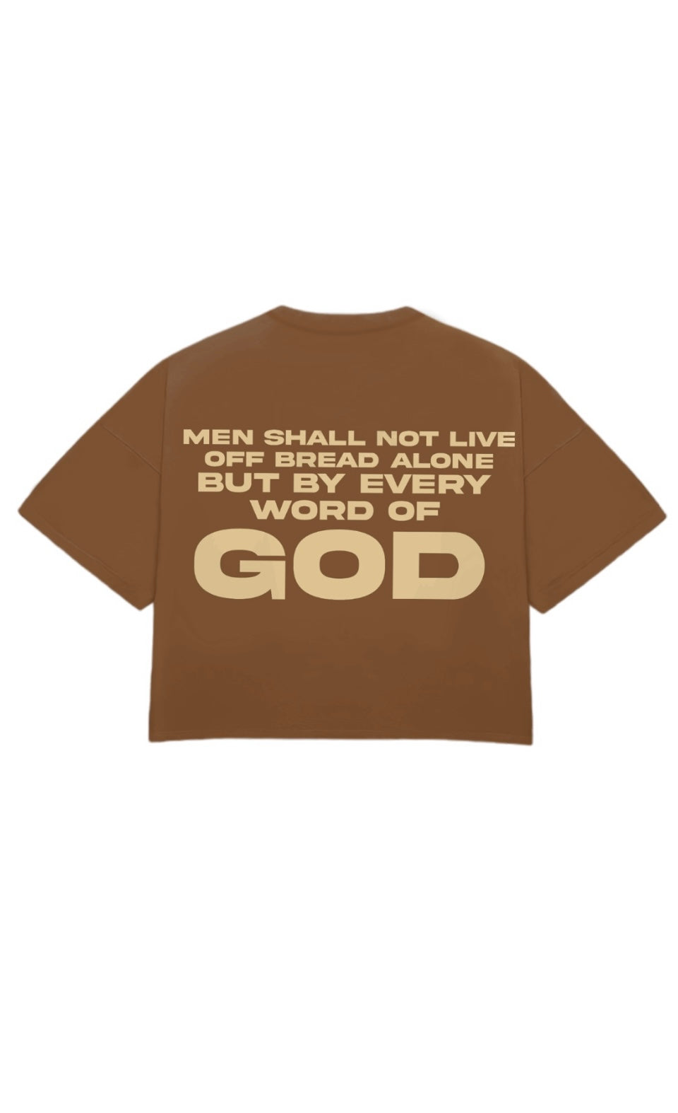 BROWN "READ YO BIBLE" TEE