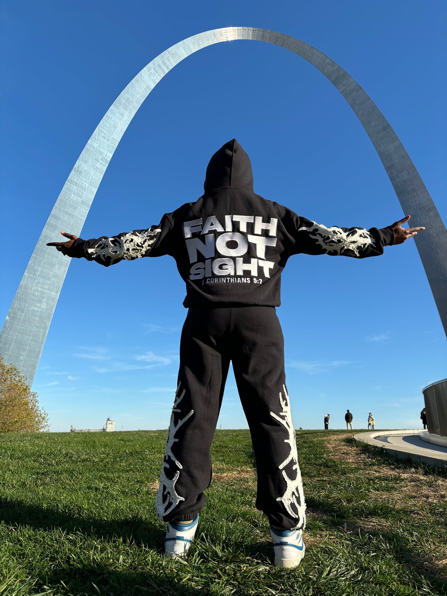 Black "Faith Not Sight" Zipup