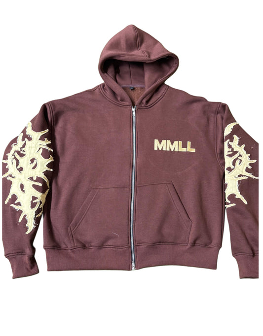 Brown “Faith Not Sight” Zipup