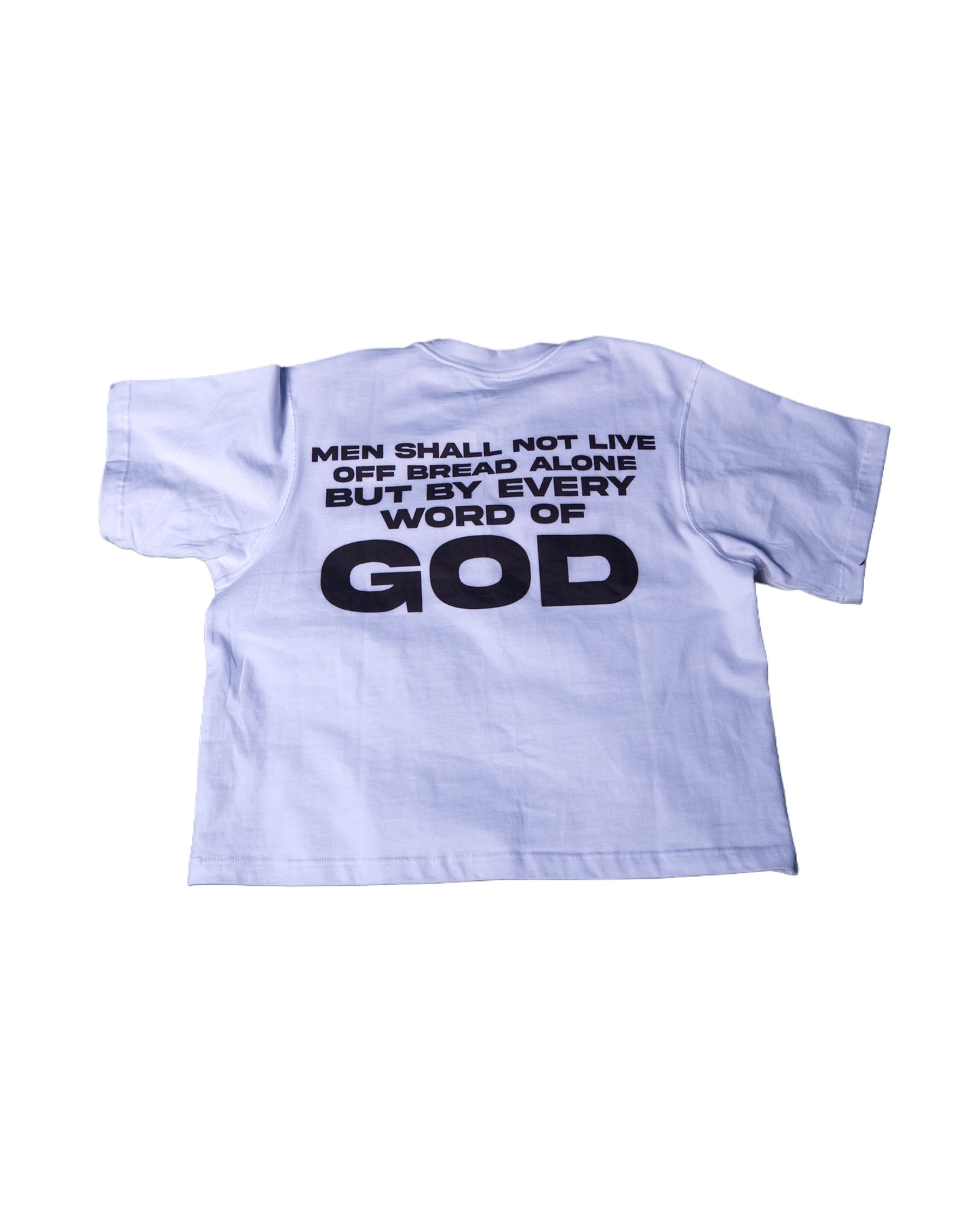 WHITE "READ YO BIBLE" TEE