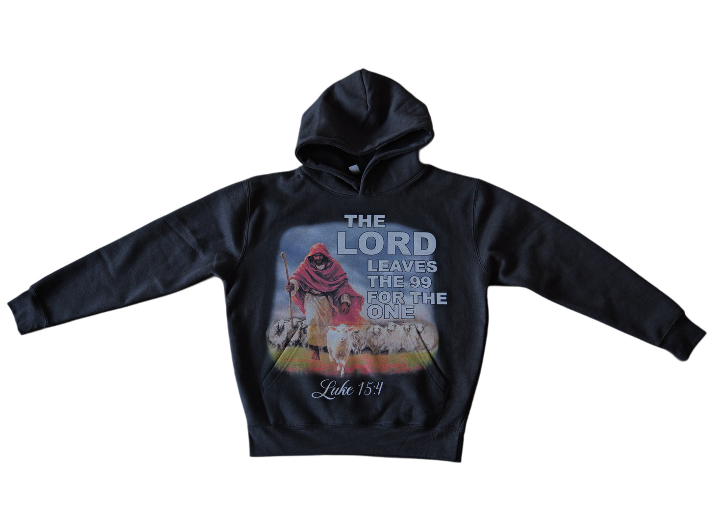 Black “The Lord Leaves The 99 For The One” Hoodie