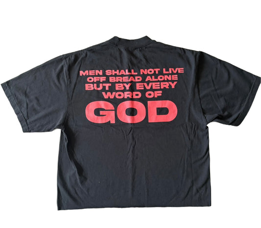 Black/Red Read Yo Bible Tee