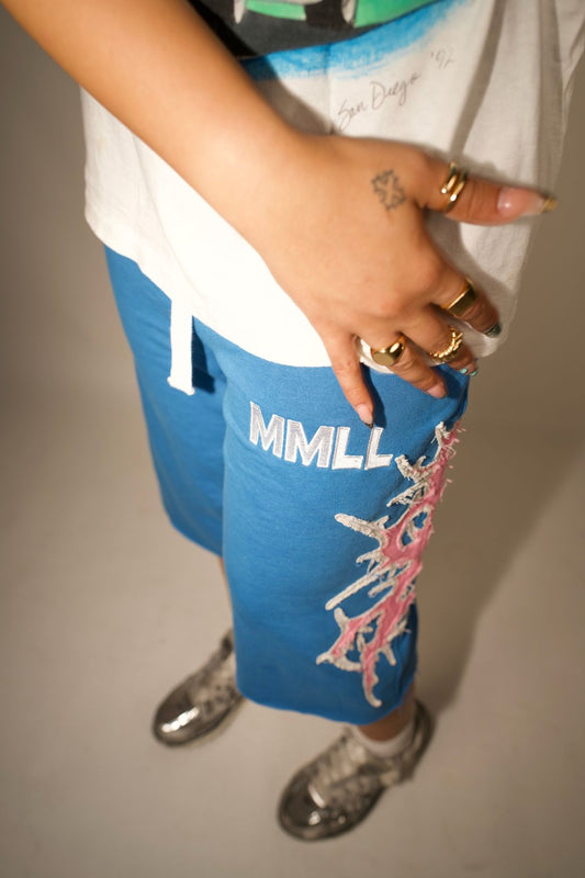 Blue MMLL “Holy Thrones” Jorts