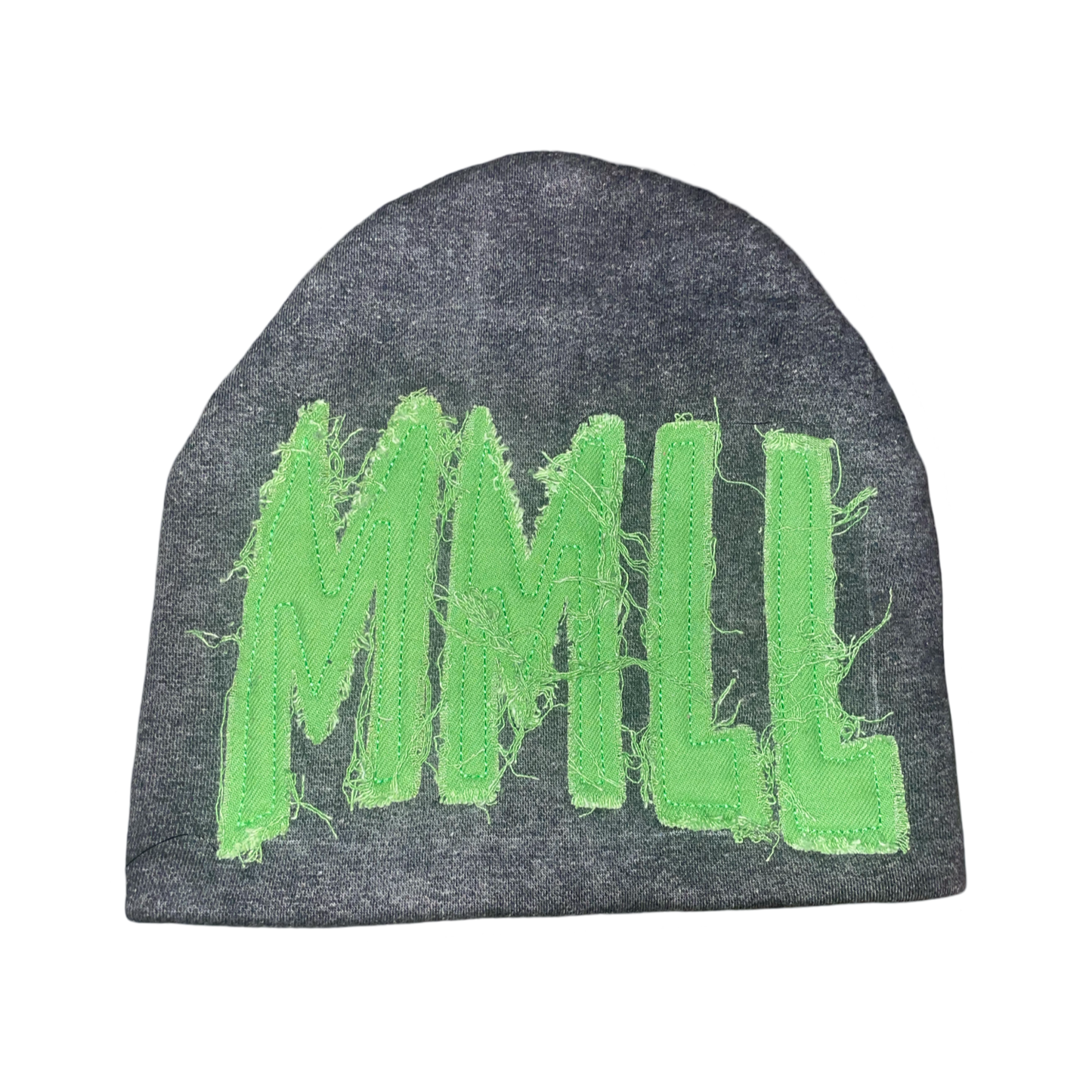 Black/Green "MMLL" Beanie